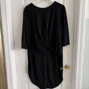 Bershka High-Low Twist Front Blouse